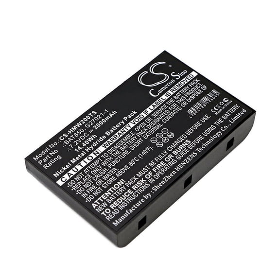 2000mAh HME BAT850 G27021-1 105G073 Battery for Pro 850 Intercom MB300ES Base Station WS200 station MB100 Base Station MB Base S