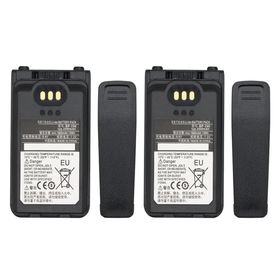 2000mAh Li-ion Battery BP-290 BP-294 For Icom IC-F52D IC-F62D IC-M85 IC-F3400D Radio