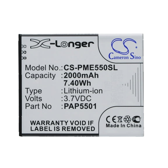 2000mAh PAP5501 Battery for Prestigio MultiPhonee 5501 Duo PAP5501