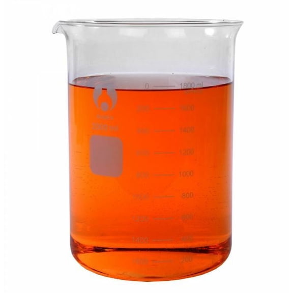 2000mL Bomex Glass Griffin Beakers, Shelf Pack of 4