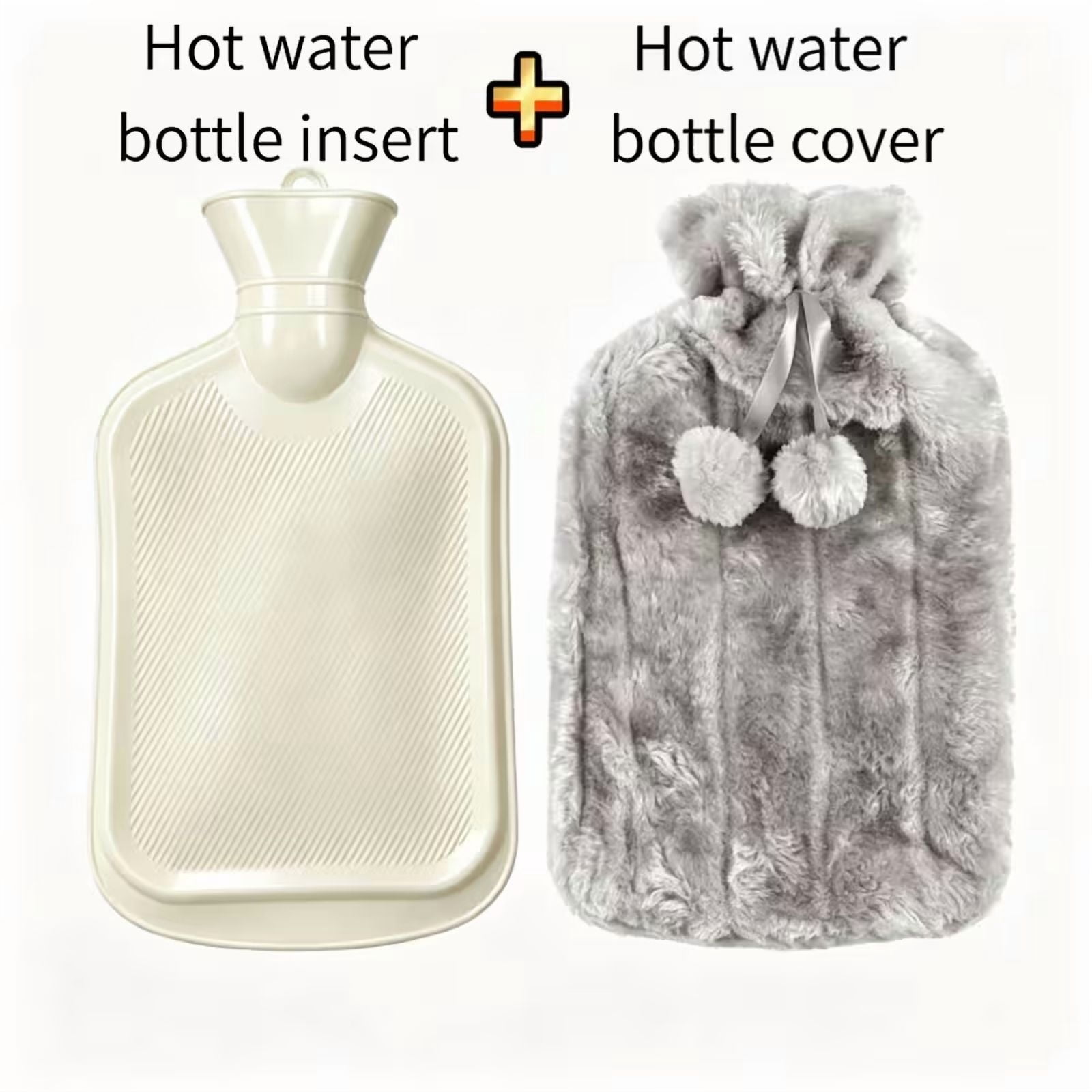 2000ml Detachable & Washable Heat Pack, Large Capacity Hot Water Bag ...
