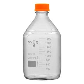 2000ml Glass Reagent Media Sto