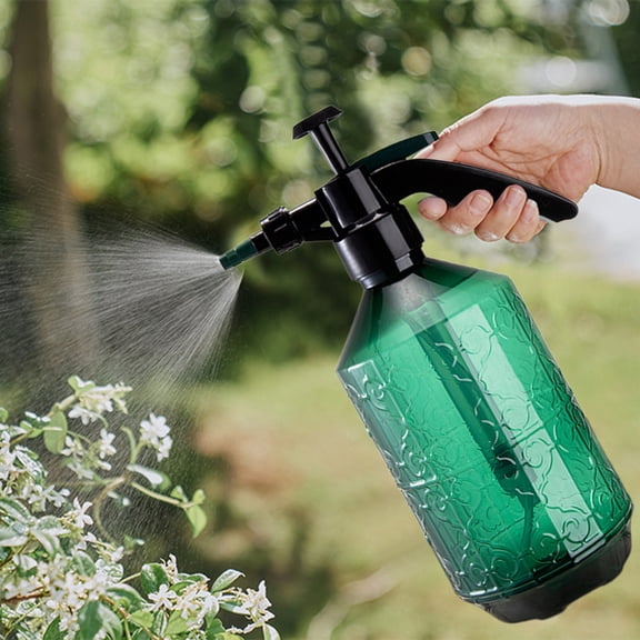 2000ml Watering Spray Bottle, High Pressure Gardening Sprayer with 360° Rotating Nozzle, Adjustable Modes for Atomization & Direct Spray, Transparent Body & Portable for Home Outdoor Use