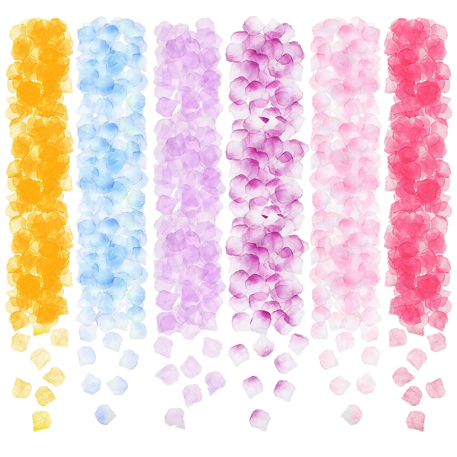 2000pcs Artificial Rose Petals Separated Fake Rose Petal Silk Flower