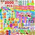 thumbnail image 1 of 2000pcs Bulk Party Favors Goodie Bags For  Fidget Toys Pack Stocking Pinata Stuffers Birthday Gifts Classroom Prize Box Treasure Prizes Carnival Easter Eggs Fillers, 1 of 7