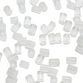 thumbnail image 1 of 2000pcs Clear Plastic Rubber Safety Earring Backs Soft Silicone Ear Nut Stoppers Replacement 2.5x3.5mm for Fish Hooks Earring Post Studs, 1 of 5