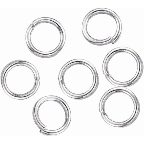 2000pcs Stainless Steel Open Jump Rings O Ring Closed but Unsoldered Split Rings Metal Connector Loops