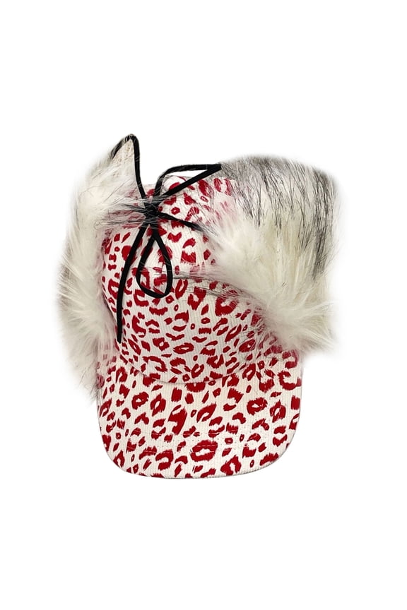 2000s Baseball Cap Protective Ear Flaps Warm Winter Hat Trapper Hat For Women Teens With Fashion Pattern Designs