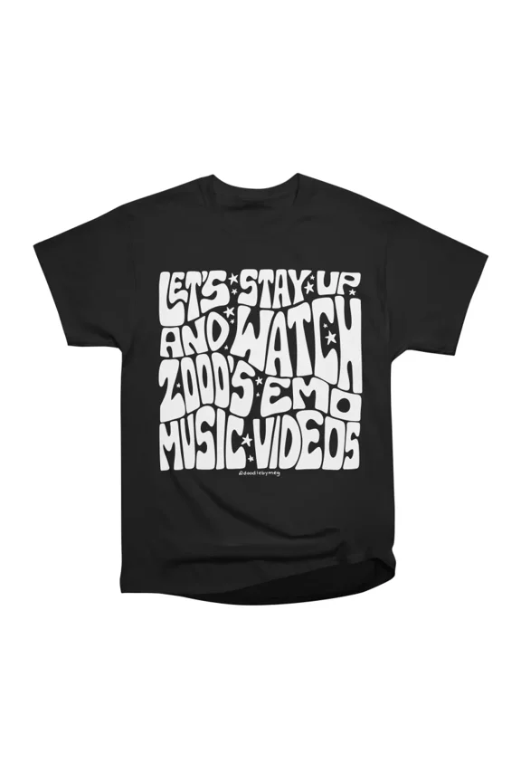 2000s Emo Music Videos T-Shirt Tee Gift For Him Merch For Her Apparel For Friend