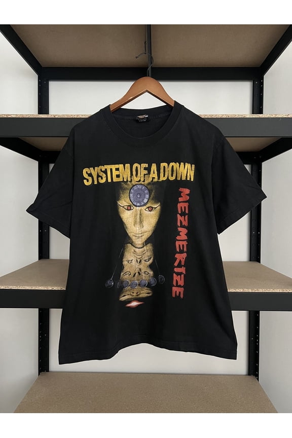 2000s System of a Down Mezmerize Black Unisex Heaven Cotton Tshirt KH4842