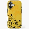 thumbnail image 1 of 2000s Yellow Metro Retro Aesthetic Pattern for iPhone 17 through 11 Pro Max, 1 of 2