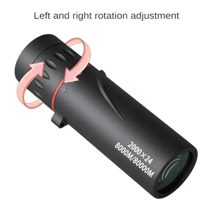 2000x24 Monocular Telescope Mini Portable HD Low Light Binocular with Holder Outdoor Camping Climbing Birdwatching Telescopes