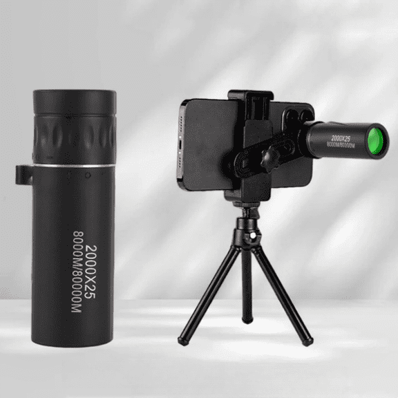 2000x25 Monocular Telescope Mini Portable HD Night Vision Binocular Waterproof Outdoor Camping Climbing Birdwatching Telescopes