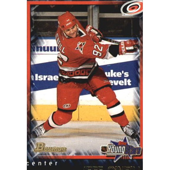 2001-02 Bowman YoungStars #77 Jeff O'Neill NHL Hockey Trading Card