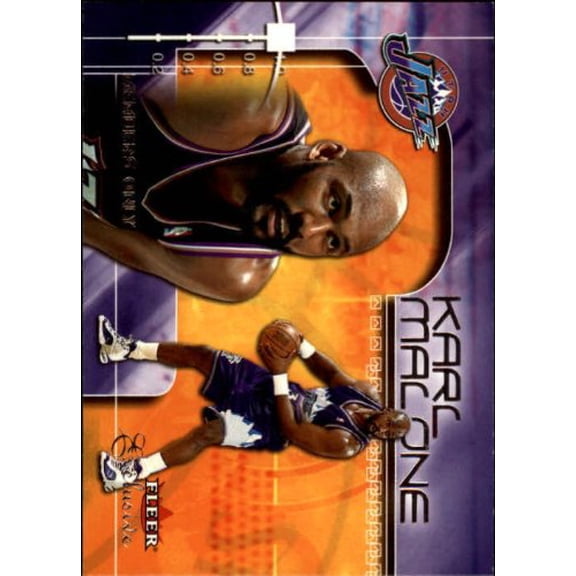 2001-02 Fleer Exclusive #108 Karl Malone MO NBA Basketball Trading Card
