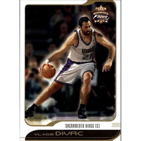 2001-02 Fleer Focus #39 Vlade Divac NBA Basketball Trading Card