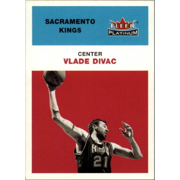 2001-02 Fleer Platinum #127 Vlade Divac NBA Basketball Trading Card