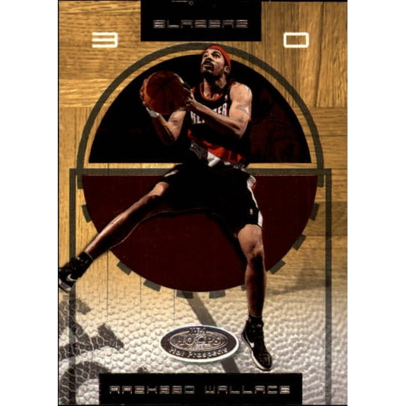 2001-02 Hoops Hot Prospects #64 Rasheed Wallace NBA Basketball Trading Card