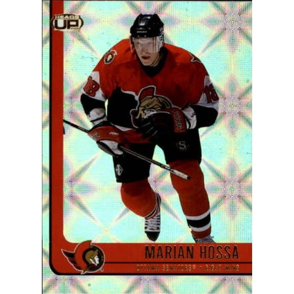 2001-02 Pacific Heads Up #69 Marian Hossa NHL Hockey Trading Card