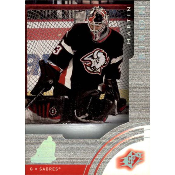 2001-02 SPx #6 Martin Biron NHL Hockey Trading Card
