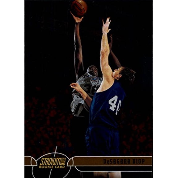2001-02 Stadium Club #108 DeSagana Diop RC NBA Basketball Trading Card
