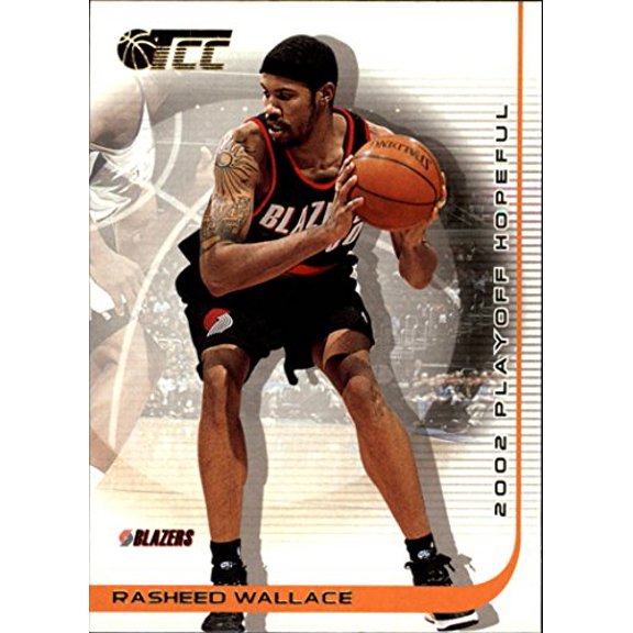 2001-02 Topps TCC #69 Rasheed Wallace NBA Basketball Trading Card