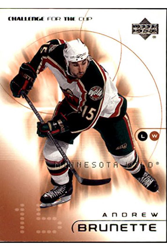 2001-02 UD Challenge for the Cup #43 Andrew Brunette NHL Hockey Trading Card