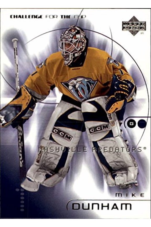 2001-02 UD Challenge for the Cup #48 Mike Dunham NHL Hockey Trading Card