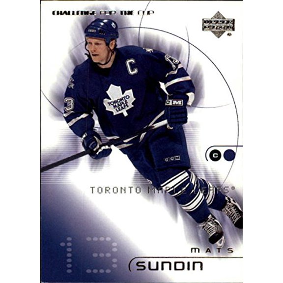 2001-02 UD Challenge for the Cup #84 Mats Sundin NHL Hockey Trading Card