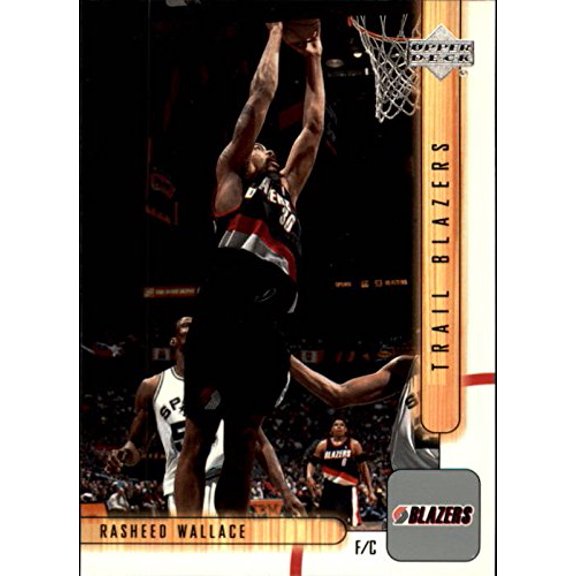 2001-02 Upper Deck #136 Rasheed Wallace NBA Basketball Trading Card