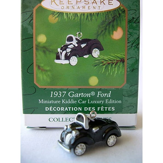 2001 (1937) Garton Ford (Miniature Kiddie Car Luxury Edition) Hallmark Keepsake Christmas Tree Ornament - QXM5195