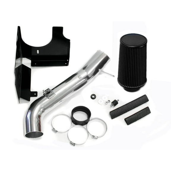 2001 2002 2003 2004 Chevrolet Silverado / 2001-2004 GMC Sierra 2500HD 3500 6.6 6.6L Duramax Turbo Diesel Heatshield AIR Intake KIT Systems (BLACK)