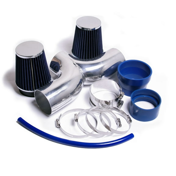 2001 2002 2003 2004 Chevy Chevrolet Corvette C5 5.7 5.7L V8 Short Ram Dual Air Intake (BLUE)