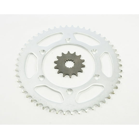 2001-2002 Yamaha WR426 F WR 426 F 14 Tooth Front & 50 Tooth Rear Silver Sprocket