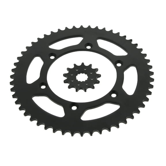 2001-2002 Yamaha WR426 F WR 426F 13 Tooth Front & 52 Tooth Rear Black Sprocket