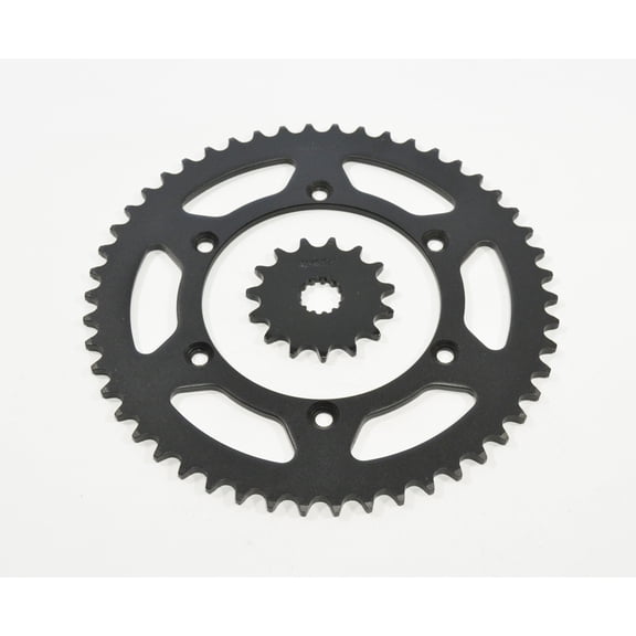 2001-2002 Yamaha WR426 F WR 426F 15 Tooth Front & 50 Tooth Rear Black Sprocket