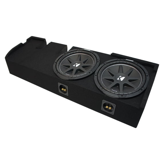 2001-2003 Ford F-150 Super Crew Truck Kicker Comp C12 Dual 12" Sub Box 2 Ohm