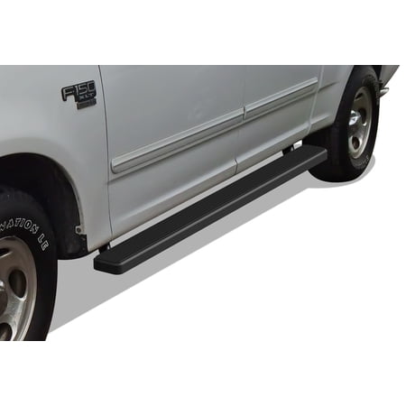 2001-2003 Ford F-150 SuperCrew Cab 4 Door (Incl. 04 Heritage Model) Black Finish 5 Inch Door to Door Side Bar Side Step Running Board