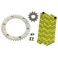 thumbnail image 1 of 2001-2005 for Yamaha Raptor 660 Yellow O Ring Drive Chain 12/40 Steel Sprockets, 1 of 1