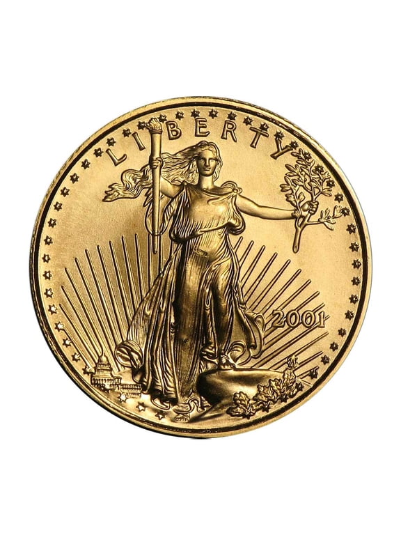 2001 $5 American Gold Eagle 1/10 oz Brilliant Uncirculated