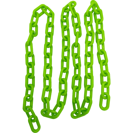 2001 5ft Medium Green Plastic Bird Toy Chain M&M Bird Toys