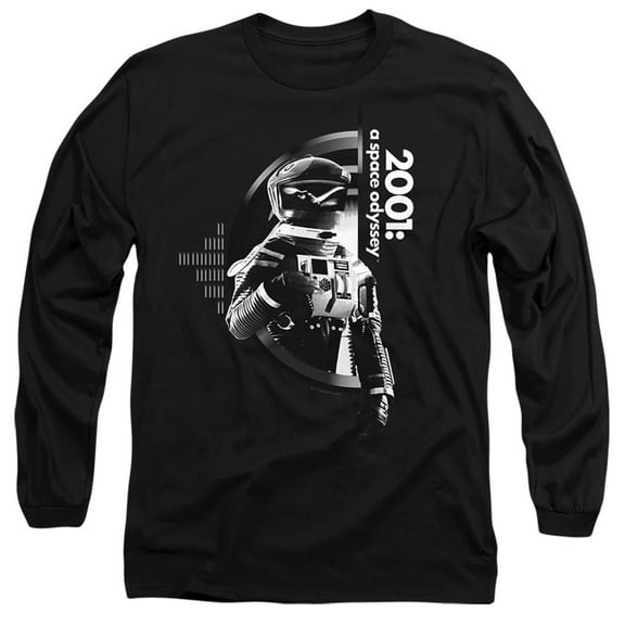2001: A Space Odyssey Baby Unisex Adult Long-Sleeve T Shirt (Large) Black
