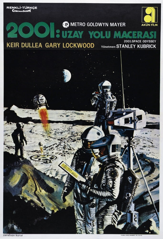 2001 A Space Odyssey Canvas Art - (11 x 17)