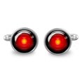 thumbnail image 1 of 2001 A Space Odyssey Hal 9000 Glass Domed Cufflinks, 1 of 1
