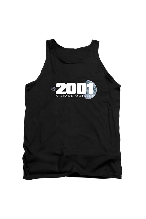 2001: A Space Odyssey Logo Unisex Adult Tank Top (Medium) Black