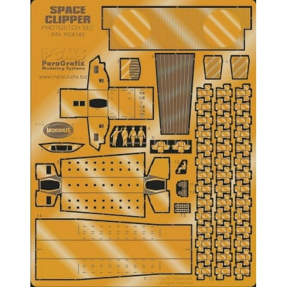 2001: A Space Odyssey - Space Clipper Photoetch Set - PGX140 ParaGrafix