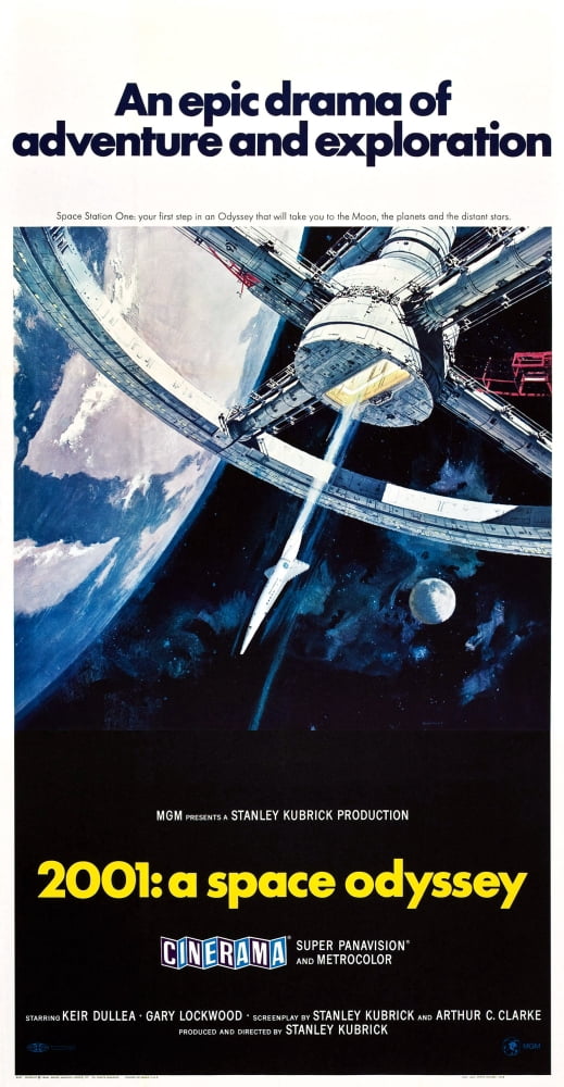 2001 A Space Odyssey U Canvas Art -  (11 x 17)