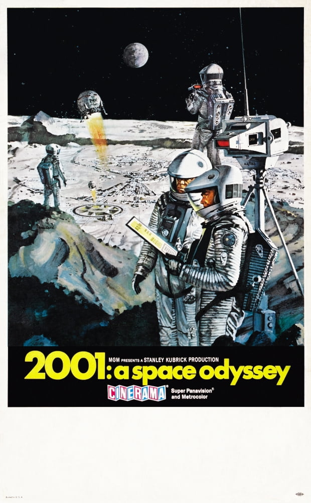 2001 A Space Odyssey U Canvas Art -  (11 x 17)