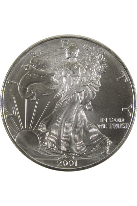 2001 American Silver Eagle Uncirculated Bullion $1 Coin