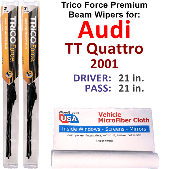 2001 Audi TT Quattro Performance Beam Wipers (Set of 2)